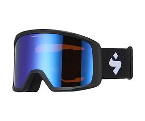 Sweet Protection Firewall Reflect - Occhiali da neve leggeri e ventilati, per snowboard, sci, protezione UV, lenti anti appannamento, zaffiro satinato/nero opaco/nero, taglia unica