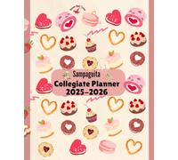 Sweet Red Crow Sampaguita Collegiate Planner 2025-2026: School Journal daily weekly monthly reminder Notebook/Calendar with holidays US and Canada ... Organizer/Class Record book logbook handy