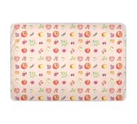 Sweet Redcurrant Fruit Peach Extra Large Riutilizzabile Pannolino Mats Water Resistant Potty Training Mats Skin-Friendly Travel Mattress for Toddler Kids, 132,1 cm L x 86,4 cm W