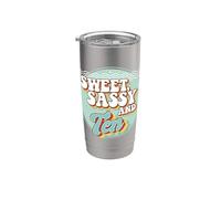 Sweet Sassy e la festeggiano il decimo compleanno Bday Girl Bicchiere termico in acciaio inox doppia parete