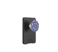 Sweet Shadows-Border Collie bianco e nero in blu freddo PopSockets PopWallet per MagSafe