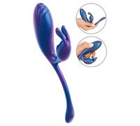 Sweet Smile Flexible Double Bullet Blue