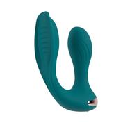 Scelta di coppia a mani libere - vibratore collegabile (turchese)