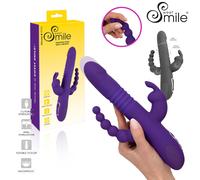 Sweet Smile Thrusting Pearl Rabbit Triple Vibrator - Anus, Vagina & Clit Vibe