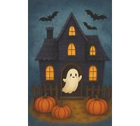 Sweet & Spooky Notebook: Adorable Ghost Design with 100 Lined Pages for Notes, Ideas, and Daily Thoughts