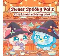 Sweet spooky pal's: Cute kawaii coloring book