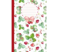 Sweet Strawberry Pink Notebook - 35 Lined, 35 Grid & 35 Dot Pages: A Cute Pink Strawberry Notebook with 35 Lined Pages, 35 Grid Pages, and 35 Dot Pages - Perfect for Writing, Drawing & Planning