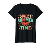 Sweet Summer Time Watermelon Retro Cute Summer Vacation Maglietta