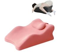 Sweet Surrender Couples Pillow, Butt Cushion Pillow for Couples Pregnancy, Memory Foam Cushion, Low-Profile Design for Bed, Sofa, or Chair Sitting Comfort (Pink)