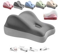 Sweet Surrender - Cuscino per coppie, design a basso profilo, in memory foam, fornisce supporto per vita e collo, recupera dopo l'impatto, comfort multi posizione (nero)