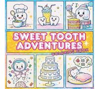 Sweet Tooth Adventures Coloring Book: 30 Fun & Easy Coloring Pages for Adults and Kids | Bold, Simple Designs for Relaxation