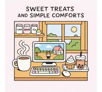 Sweet Treats and Simple Comforts: A Bold and Easy Coloring Book of Delicious Snacks, Coffee Nooks, and Minimalist Kitchen Setups | Thick Lines for Stress Relief & Cozy Gamers