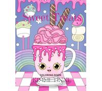 Sweet Treats: coloring book for children with simple but fun image!