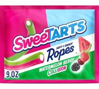 SweeTARTS Ropes - Caramelle morbide e gommose all'anguria, 255 g