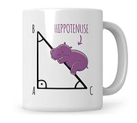 Sweetify Tazza di matematica matematica tazza di caffè Hippotenuse divertente ipotenusa geometria matematica insegnante matematica regalo camera insegnante set pitagora