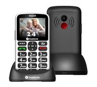 SweetLink 4G Telefono Cellulare per Anziani con Tasti Grandi, LTE Telefoni Cellulari Anziani con Base di Ricarica, 2.4'' Pantalla, Funzione SOS, Volume Alto, Chiamata Rapida (Argento)