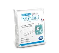 Sweetnight - Fodera integrale per materasso 160x200 cm, coprimaterasso impermeabile e micro traspirante, protegge completamente il vostro materasso, chiusura a cerniera, lavabile a 90 °C