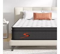 Sweetnight Materasso Matrimoniale 150x200cm a Molle Insacchettate con Gel Memory Foam, Materasso Ibrido Livello di H4 Altezza 20cm Materasso Comfortevole e Traspirante, Certificato Oeko-Tex