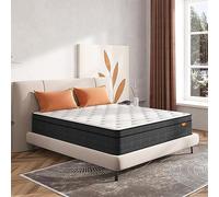 Sweetnight- Materasso Molli, Ibrido in Memory Gel e Molle, Molle Insacchettate Singolarmente e Elasticizzato a Punti, Transpirante, Rigidità Media, Certificato Oeko-Tex (120x190x25cm)