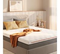 Sweetnight Materasso Topper 140 x 190 cm Altezza 10 cm, Coprimaterasso in Memory Foam con Infusione di Gel Rinfrescante a 5 Zone, Può dormire su entrambi i lati, livello di durezza H2, H3