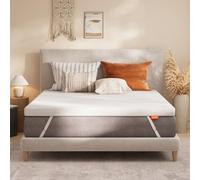 Sweetnight Topper Materasso Confortevole, Singolo 140x200 Alto 10CM, Foam Supporta Alta Resilienza, Rimovibile e Lavabile, Bianca