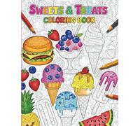 SWEETS & TREATS COLORING BOOK