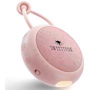 Sweety Fox Macchina Rumore Bianco, Ninna Nanna per Bambini, USB-C, Rosa | 16 suoni rilassanti · 125 g ultraleggera · Autonomia 30h · Timer intelligente