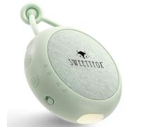 Sweety Fox Macchina Rumore Bianco, Ninna Nanna per Bambini, USB-C, Verde | 16 suoni rilassanti · 125 g ultraleggera · Autonomia 30h · Timer intelligente