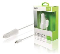Sweex CH-010WH caricabatterie per cellulari e PDA Auto Bianco