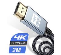 sweguard Cavo HDMI 4K 2m, Cavi HDMI 2.0 a/b ad alta Velocità con Ethernet, Supporta 4K 60Hz HDR 2.0/1.4a, Video UHD 2160p, Ultra HD 1080p, 3D, compatibile PS3, PS4, TV, Computer e Monitor