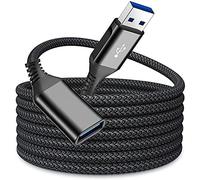 sweguard Cavo Prolunga USB 3.0A 2M,Cavo Prolunga Maschio A Femmina A 5Gbps Nylon per Computer, Disco Rigido Esterno, Stampante, Mouse, Tastiera,Chiavetta/Hub USB, Fotocamera-nero