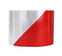 Sweieoni Nastro Riflettente di Avvertimento Safety Night Reflective Strips Nastro Adesivo Riflettente Nastro Segnaletico Adesivo Nastro Catarifrangente Adesivo Cartelli,5cm x 15m