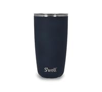 S'well Bicchiere Coperchio, 530 Ml, Azurite, Tazza da Viaggio a Triplo Isolamento Sottovuoto Senza Bpa/Bps con Coperchio Apribile, per Bevande Calde e Fredde