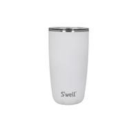 S'well Bicchiere Coperchio, 530 Ml, Moonstone, Bicchiere da Viaggio a Triplo Isolamento Sottovuoto Senza Bpa/Bps con Coperchio Apribile, per Bevande Calde e Fredde