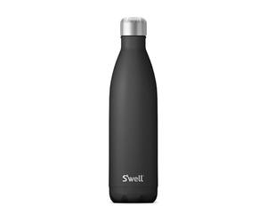 S'well Borraccia riutilizzabile in acciaio inox, 750 ml, Onyx, bottiglia a triplo isolamento e a prova di perdite per bevande calde e fredde fino a 48 ore di freddo/24 ore di caldo