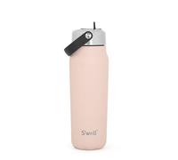 S'well Explorer Contenitore in acciaio inossidabile riciclato con coperchio con cannuccia, 700 ml, contenitore isolato sottovuoto a triplo strato, mantiene le bevande fredde per 36 ore e calde per 8