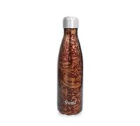 S'well Original Water Bottle, Burgundy Swirl, 500ml. Vacuum-Insulated Drinks Bottle Keeps Drinks Cold and Hot - BPA-Free Stainless Steel Hydration Bottle for On the Go