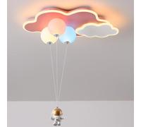 SWEMOPP Camera Dei Bambini Astronauta Lampada Da Soffitto A LED Nuvola Palloncino Lampada Da Soffitto Per Bambini Dimmerabile Nursery Montaggio Ad Incasso Plafoniere Per Camera Da Letto Camera Dei Bam