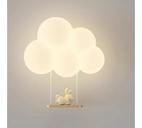 SWEMOPP Lampadari Da Parete Per Camere Da Letto Per Ragazze Lampada Da Parete A Forma Di Nuvola Per La Scuola Materna Simpatico Cartone Animato Animale Bianco Latte Ombra Lampada Da Parete Dimmerabile