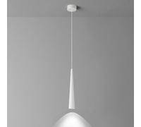 SWEMOPP Lampade a Sospensione a LED Lampada a Sospensione a Tubo Lungo a Cono Illuminazione da Cucina Bar Lampadario a soffitto lineare Moderno Bianco Apparecchio Industriale per Fattoria per Sala da