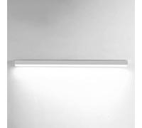 SWEMOPP Plafoniera moderna a LED Lampada da soffitto a montaggio superficiale a striscia lunga Plafoniera lineare bianca fredda per montaggio a incasso per corridoio Bagno Plafoniera dimmerabile per c