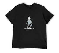 SwePerfQ Bite My Shiny Metal Ass Mens T-Shirt Black Unisex Mens Tees M