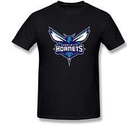 SwePerfQ Charlotte Hornets Mens T-Shirt Black Unisex Mens Tees S