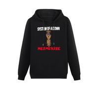 SwePerfQ System A Down Mezmerize Mens Sweatshirts Black Unisex Mens Pullover Hoodies XXL
