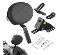 SWESGI Schienale conducente regolabile per Harley Davidson, schienale per motociclista adatto per Touring Street Glide, Road King, Road Glide, Electra Glide 1997-2025, nero