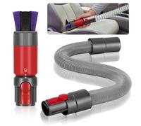 Swetfela 2 PCS Spazzola Delicata Anti-graffio per Dyson Kit, per Dyson V7/V8/V10/V11/V15 Accessori Aspirapolvere, con Tubo per Aspirapolvere Universale, per Senza Graffi Spolverare Autopulente