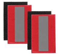 SWETRACE 2 Pezzi Patch Catarifrangenti per Zaini e Abbigliamento Rosso Termoadesive per Sport e Camping Notturno Accessori Sicurezza