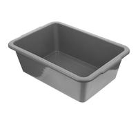 SWETRACE Cesto Scolapiatti Rettangolare in Plastica Spesso Grigio 34x24x11,5 Cm per Cucina Professionale, Bacinella Multifunzione per Lavaggio e Conservazione Alimenti, Adatto