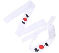 SWETRACE Fascia Ninja Giapponese in Cotone 2 Pezzi Fasce per Karate e Chef Sushi Lunghe e Confortevoli per Attività Outdoor e Costume Cucina