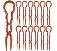 SWETRACE per a Forma di U in Marrone 24 Pezzi Leggere e Resistenti per Realizzare Acconciature Eleganti per Donne e Ragazze nella Vita Quotidiana